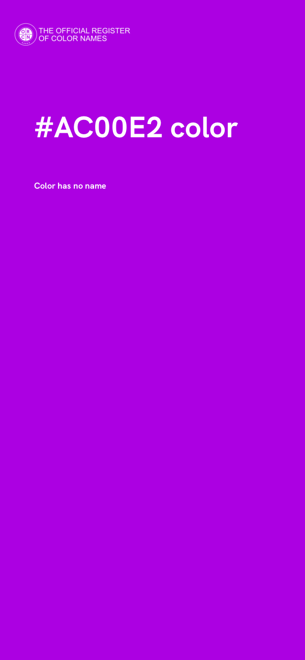 #AC00E2 color image