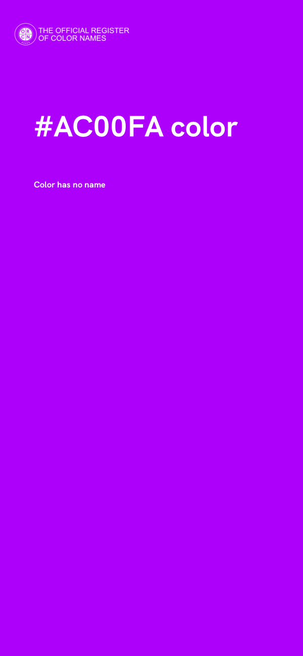 #AC00FA color image