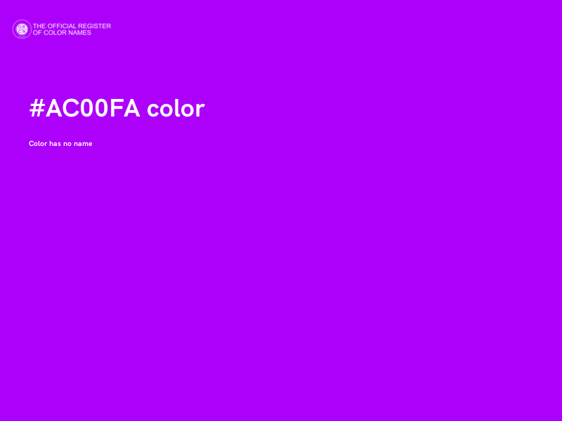 #AC00FA color image