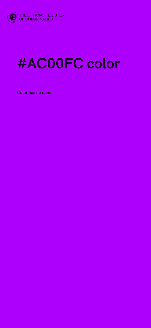 #AC00FC color image