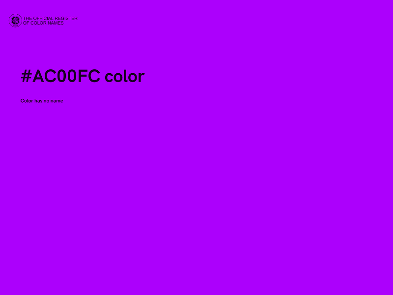 #AC00FC color image