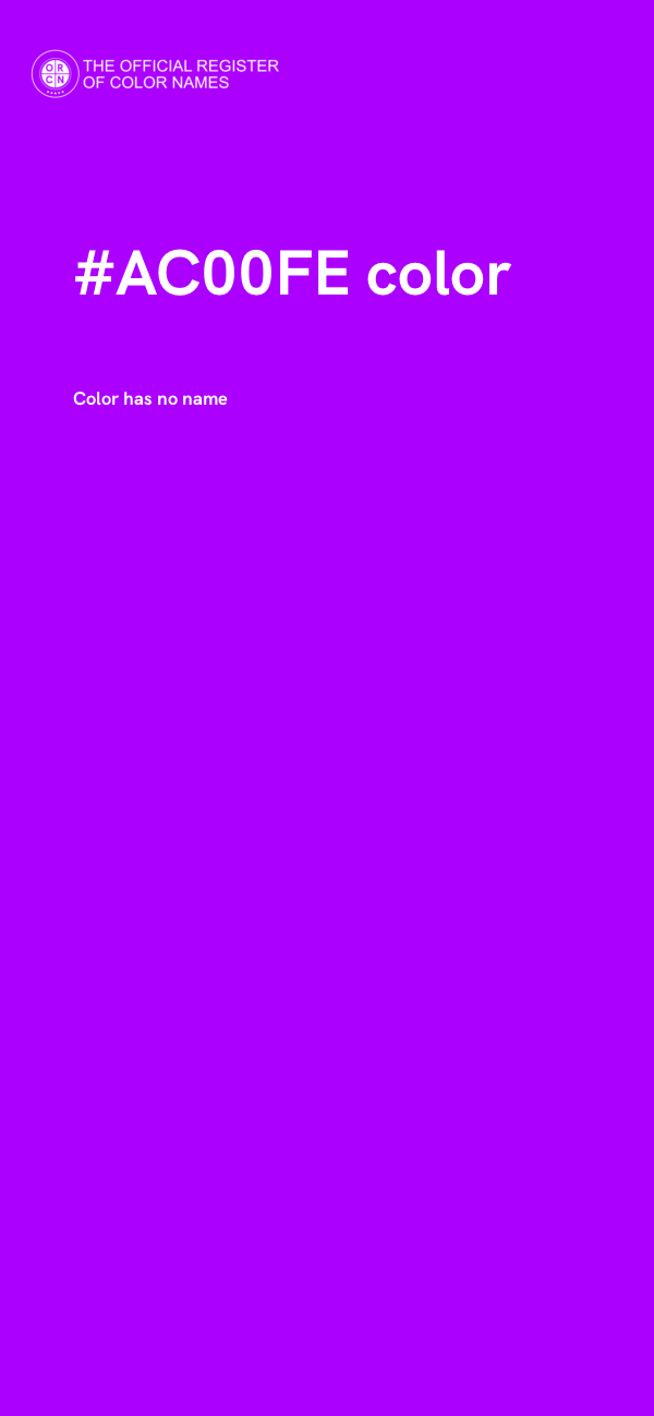 #AC00FE color image