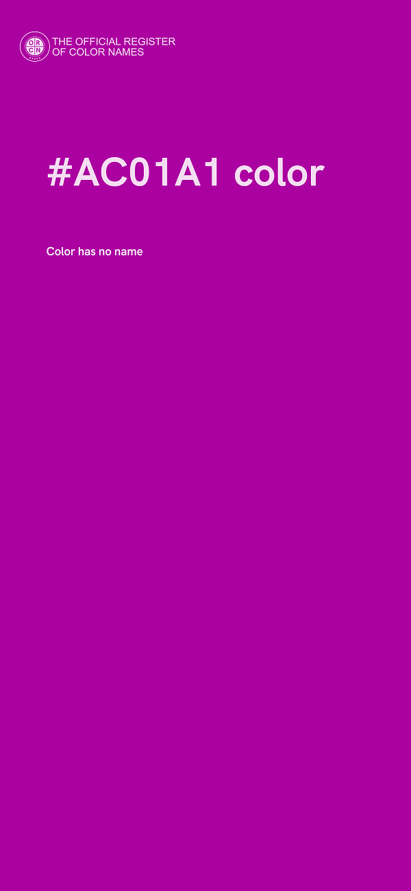 #AC01A1 color image