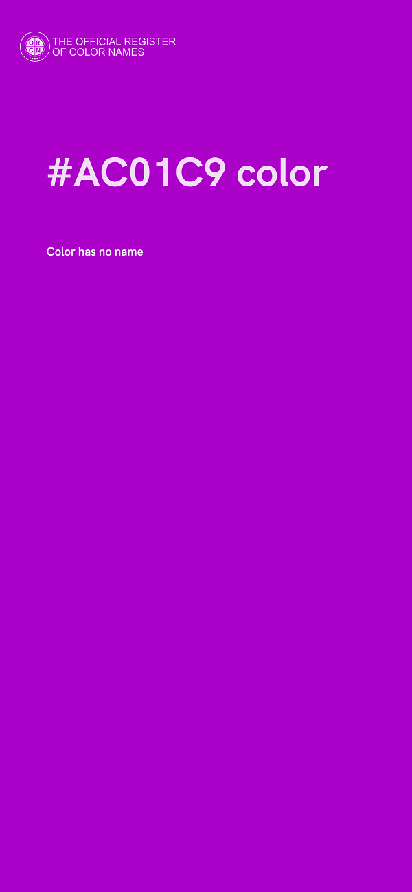 #AC01C9 color image