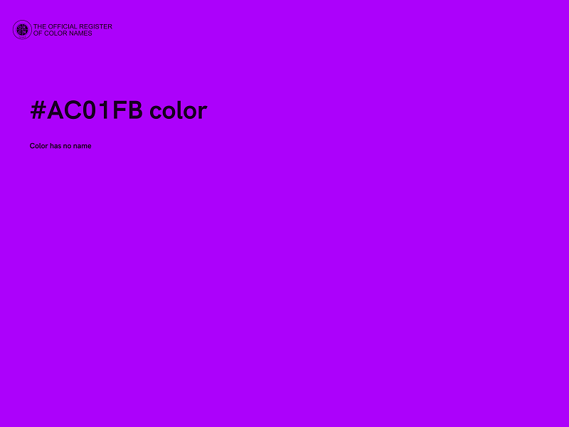#AC01FB color image