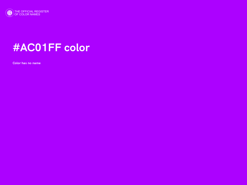 #AC01FF color image