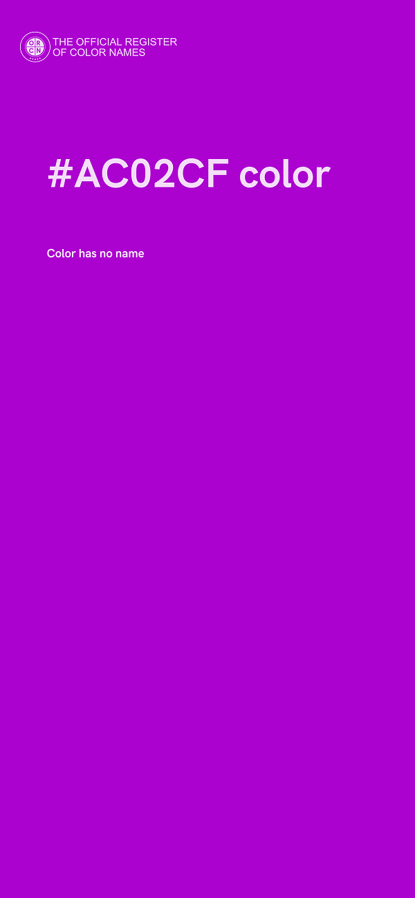 #AC02CF color image