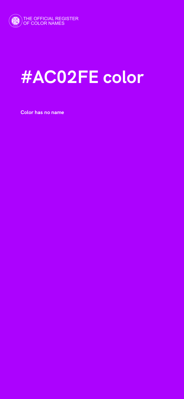 #AC02FE color image
