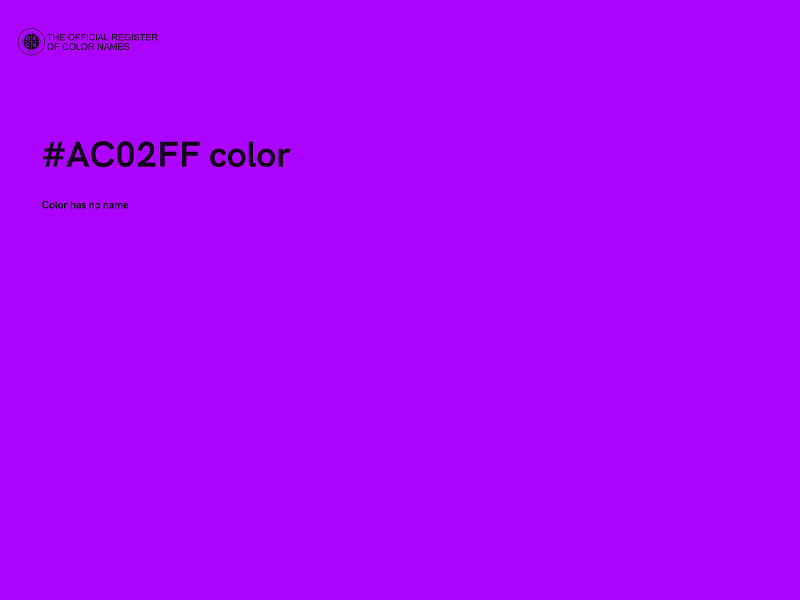#AC02FF color image
