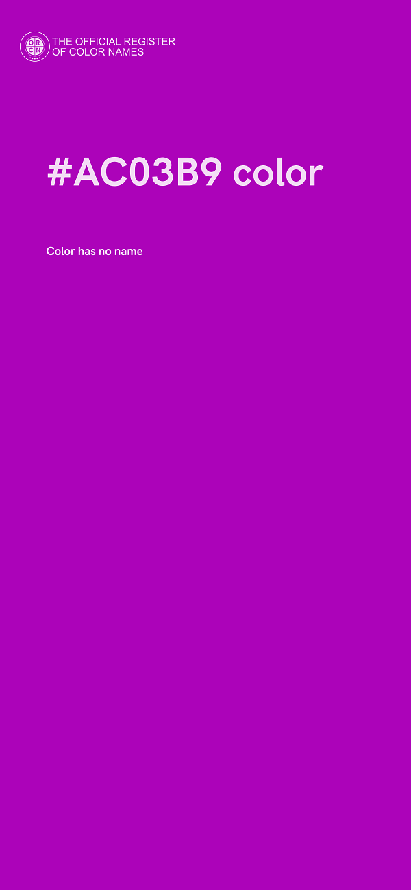 #AC03B9 color image