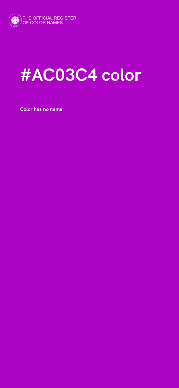 #AC03C4 color image