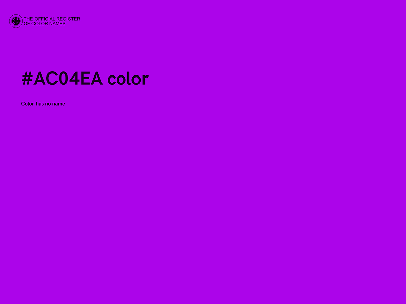 #AC04EA color image