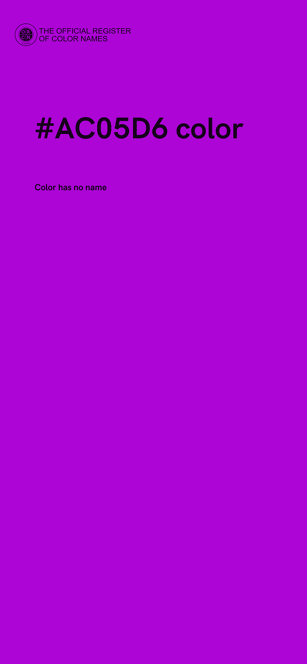 #AC05D6 color image