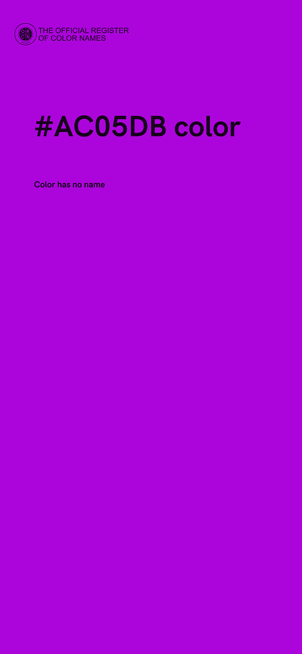 #AC05DB color image