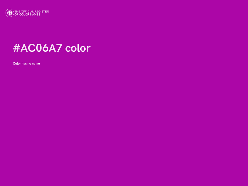 #AC06A7 color image