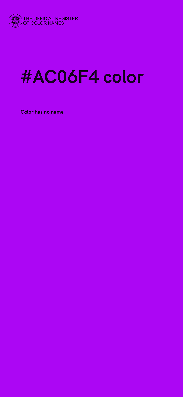 #AC06F4 color image