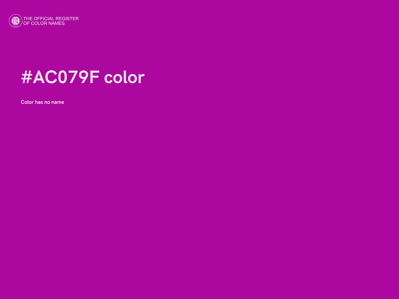 #AC079F color image