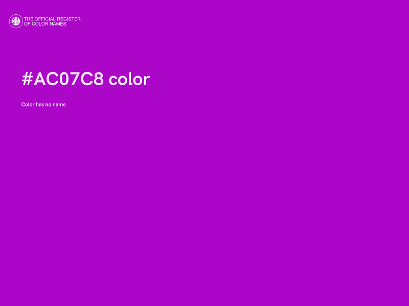 #AC07C8 color image