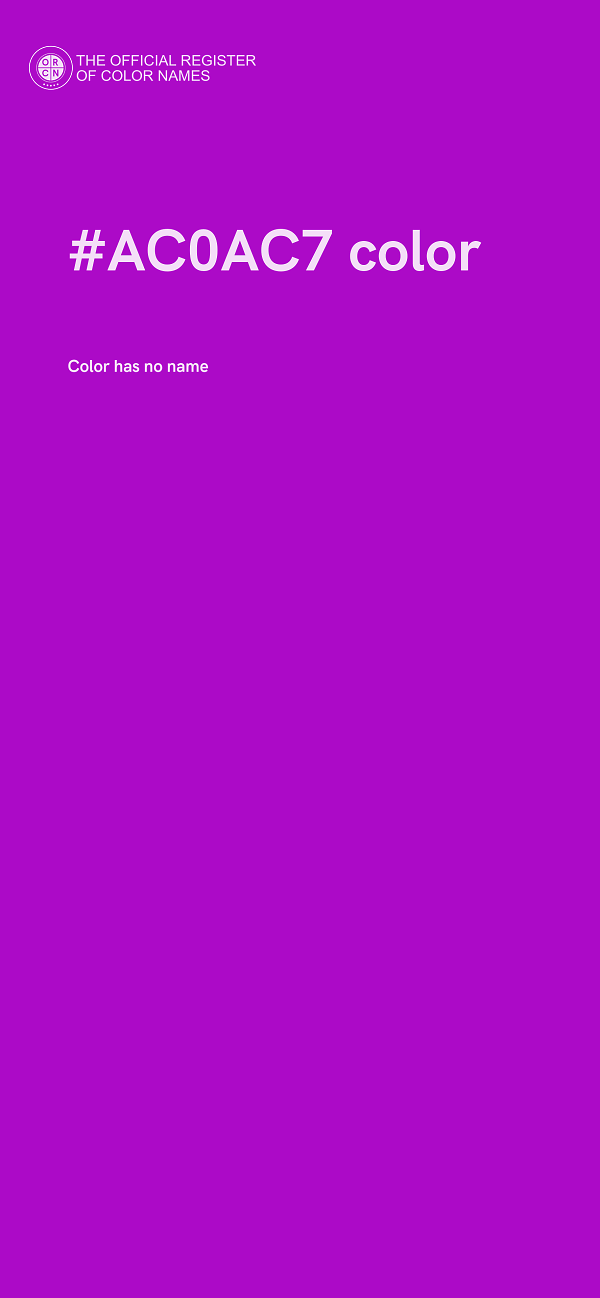#AC0AC7 color image