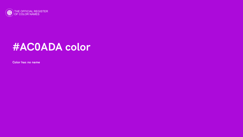 #AC0ADA color image
