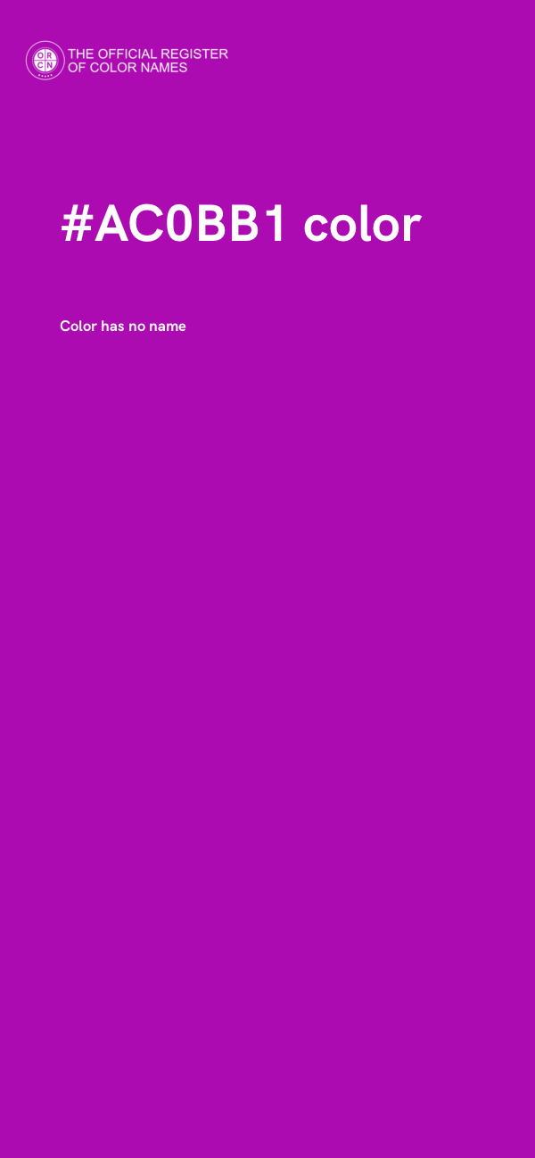 #AC0BB1 color image