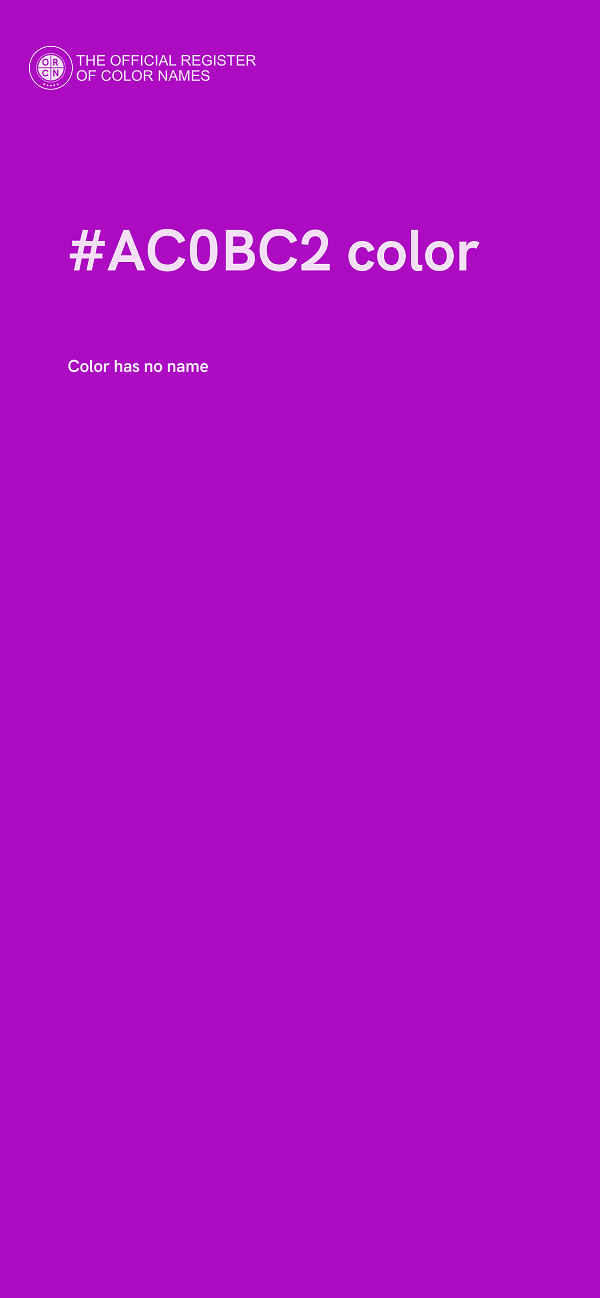 #AC0BC2 color image