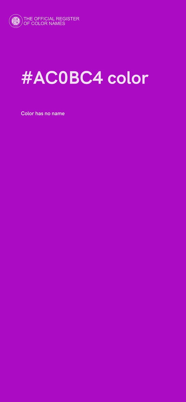 #AC0BC4 color image