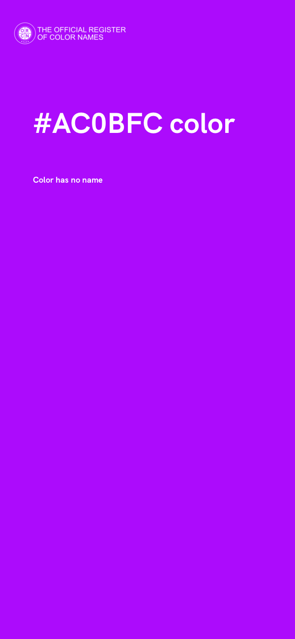 #AC0BFC color image