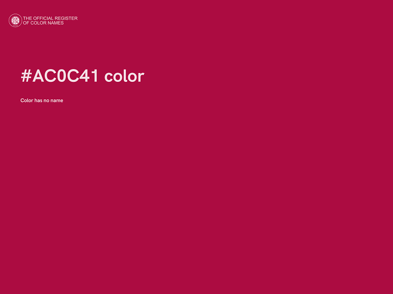 #AC0C41 color image