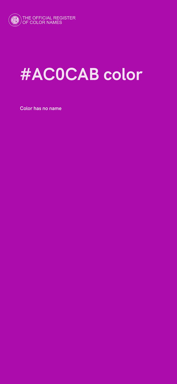 #AC0CAB color image