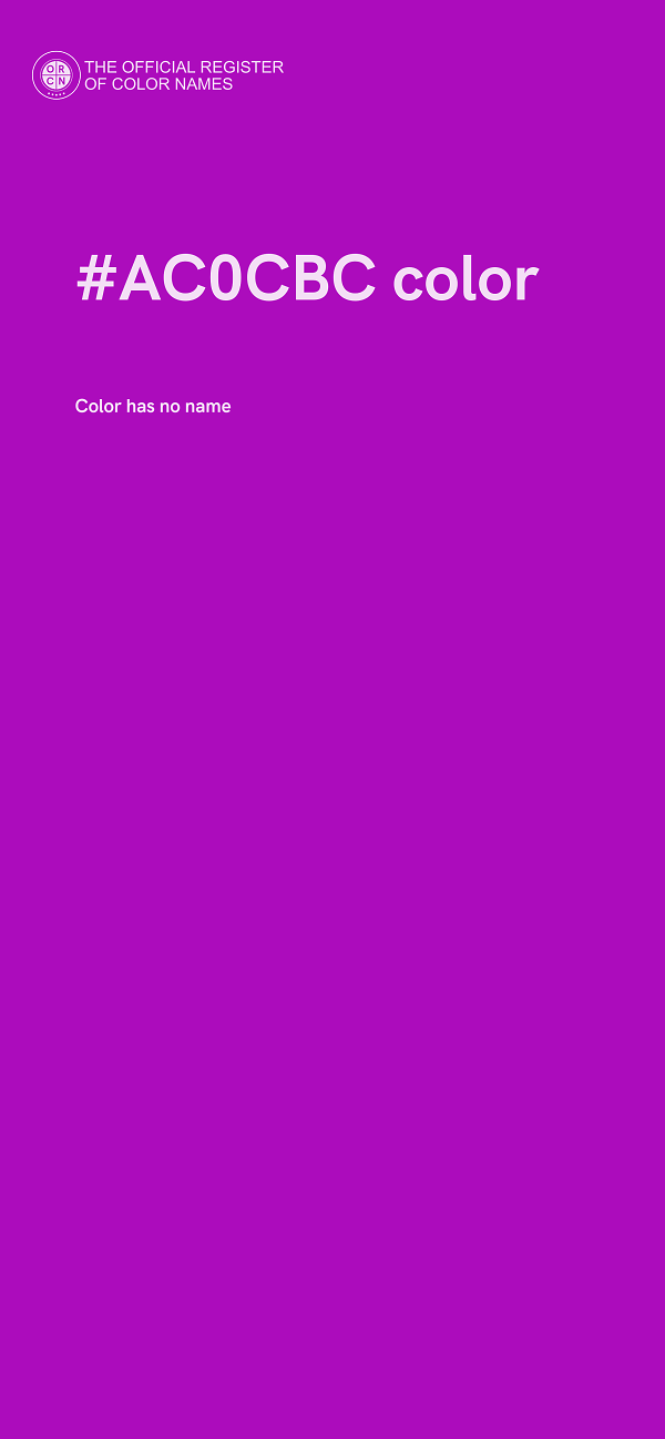 #AC0CBC color image