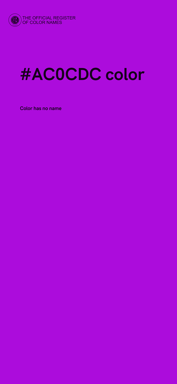 #AC0CDC color image