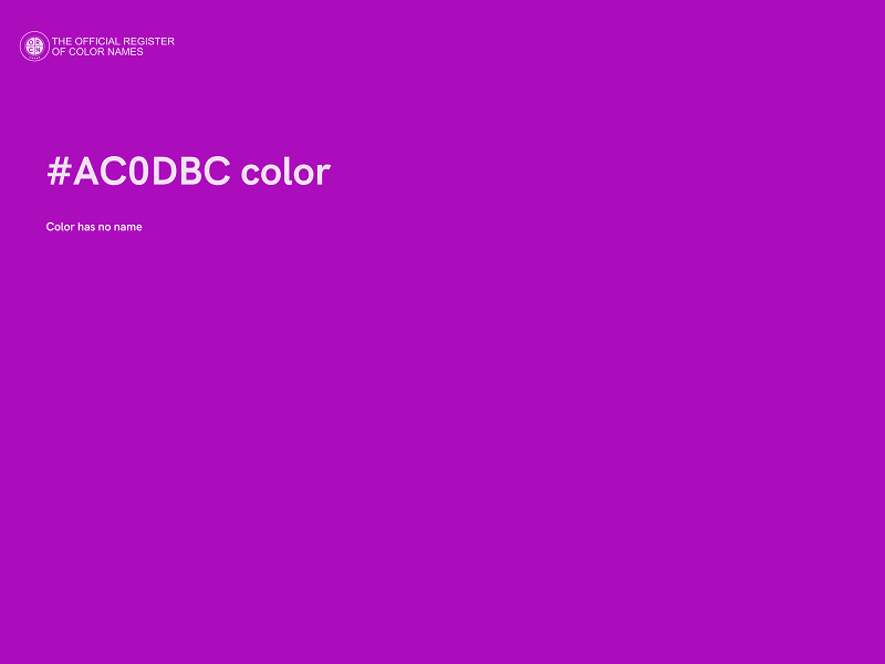 #AC0DBC color image