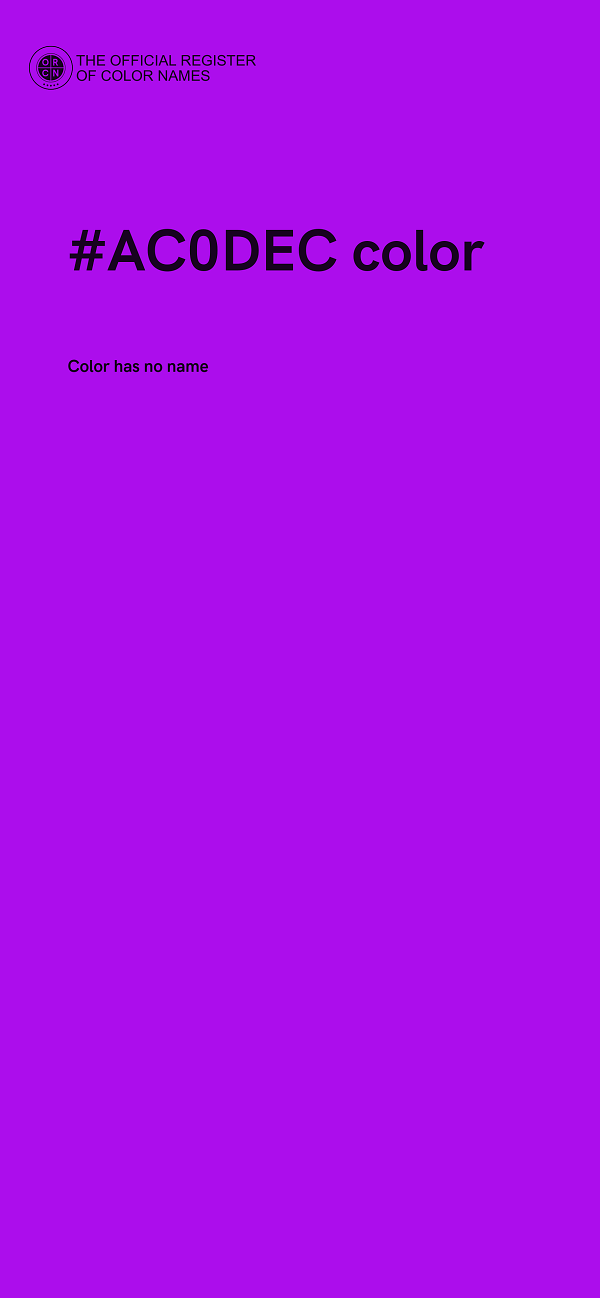 #AC0DEC color image