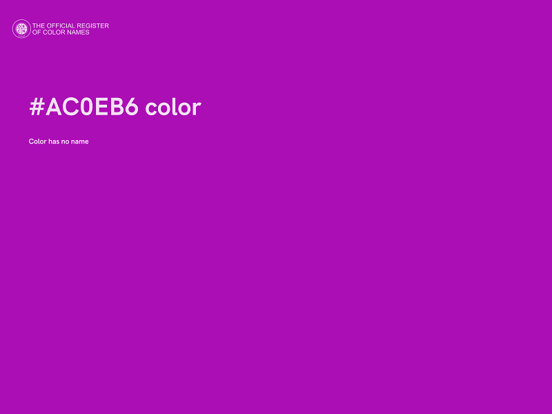 #AC0EB6 color image