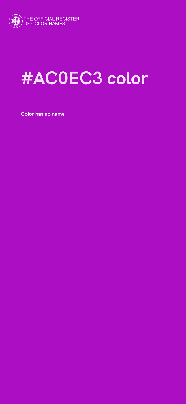#AC0EC3 color image