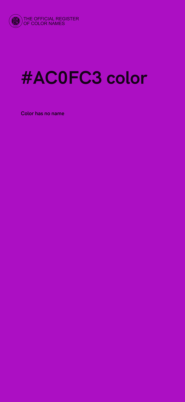 #AC0FC3 color image