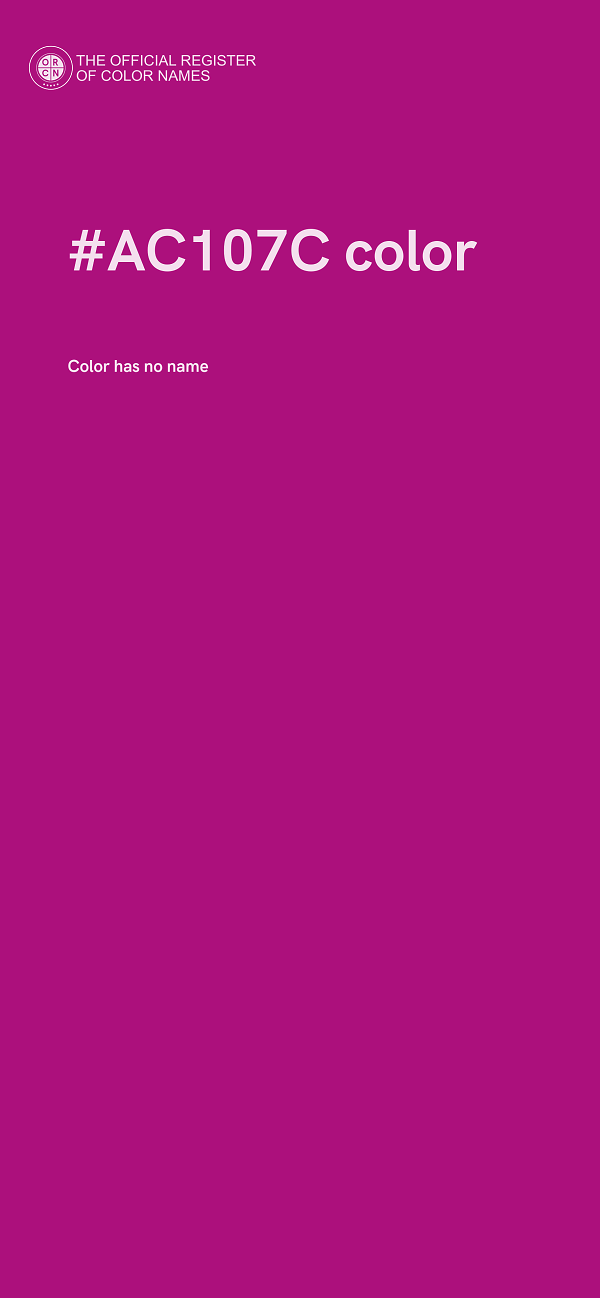 #AC107C color image