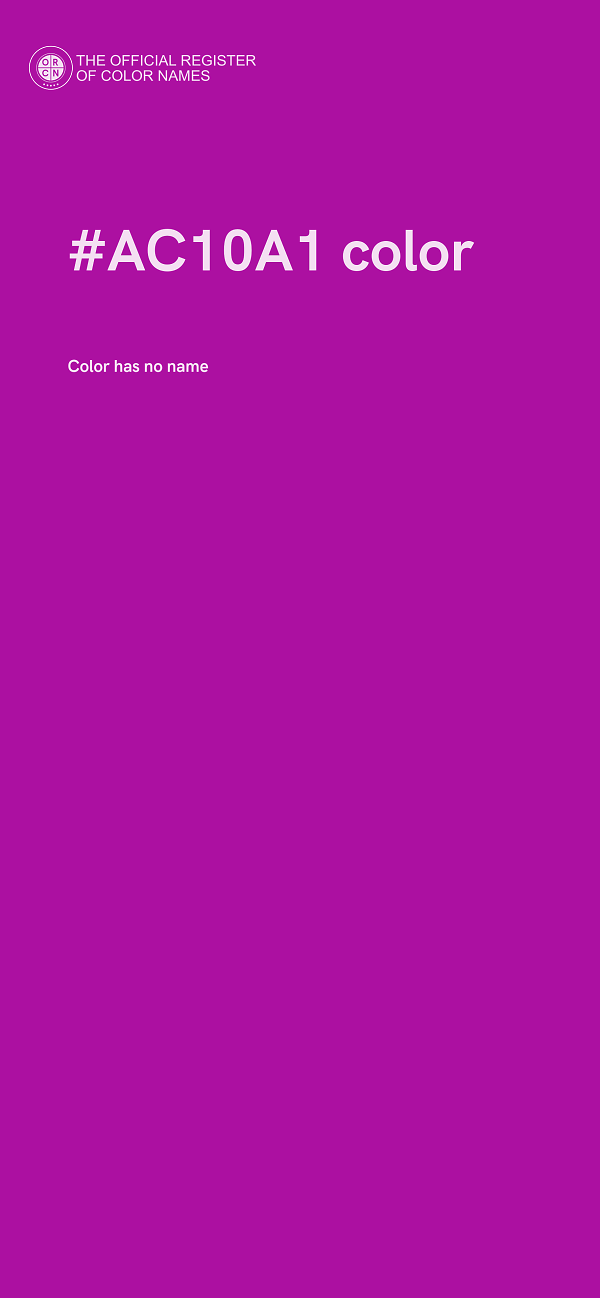 #AC10A1 color image