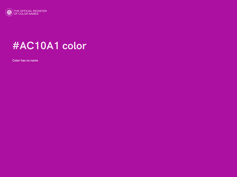 #AC10A1 color image