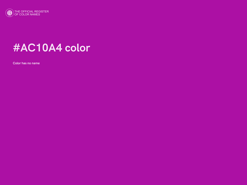 #AC10A4 color image