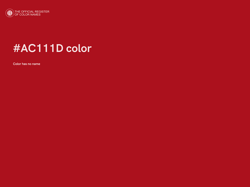 #AC111D color image