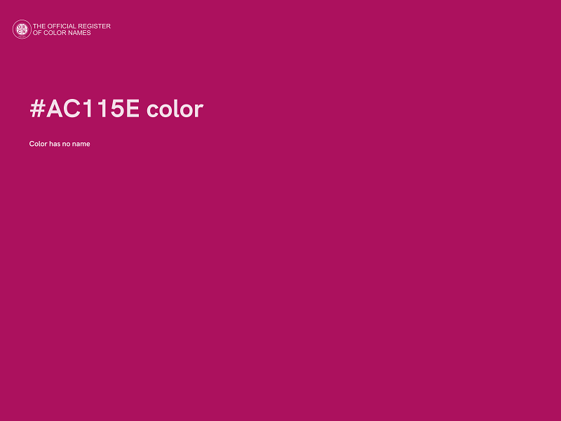 #AC115E color image