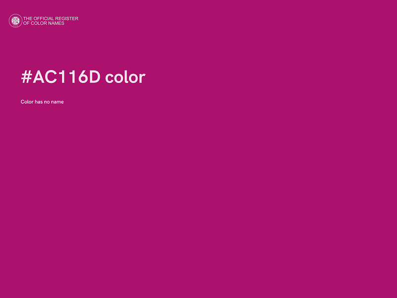 #AC116D color image