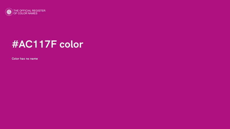 #AC117F color image