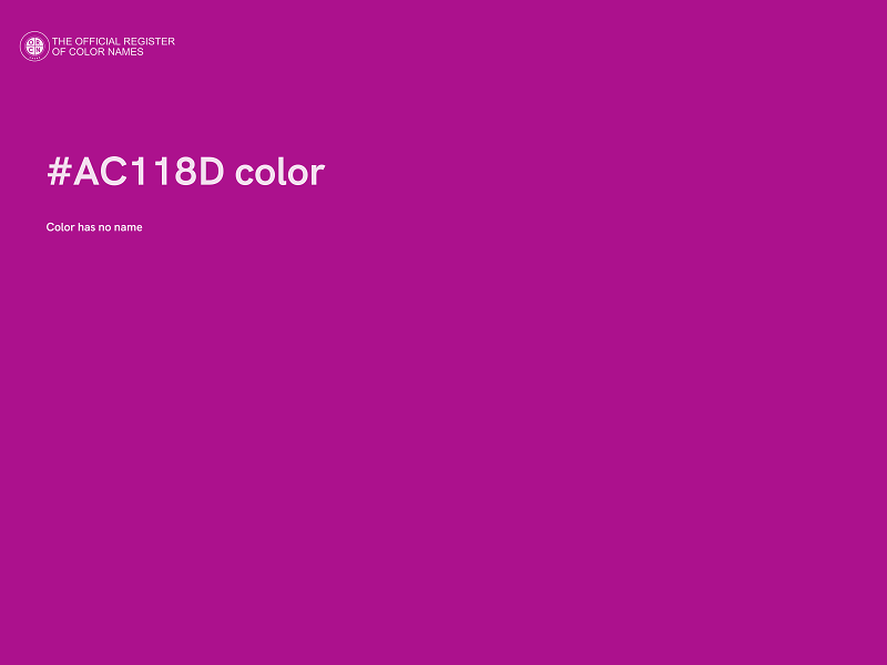 #AC118D color image