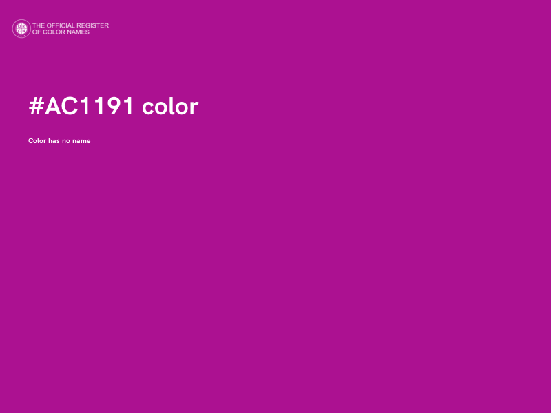#AC1191 color image