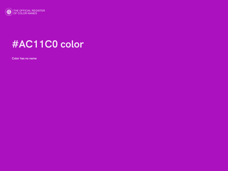 #AC11C0 color image