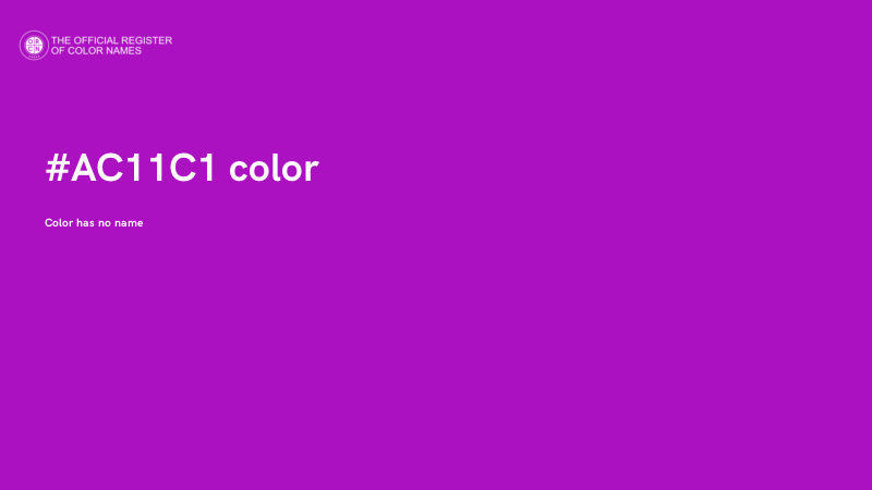 #AC11C1 color image