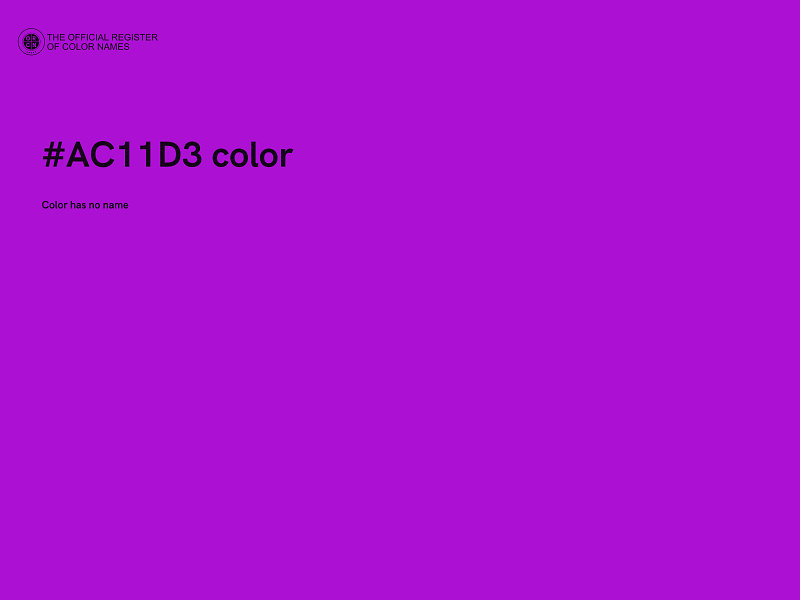 #AC11D3 color image